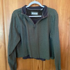 Green Quarter Zip
